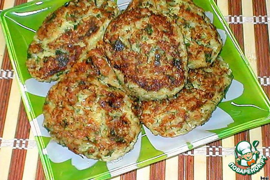кабачковые оладьи