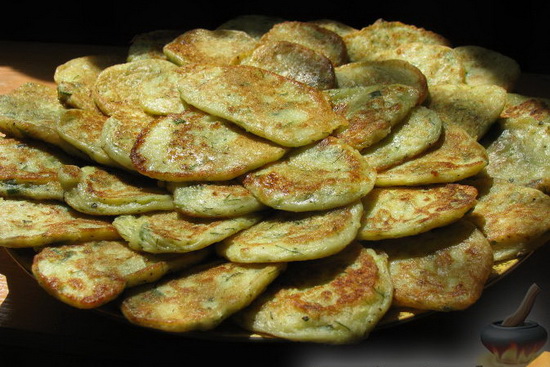 кабачковые оладьи