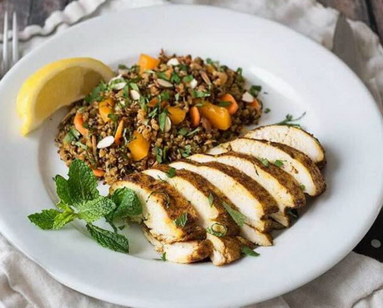 Салаты с куриной грудкой