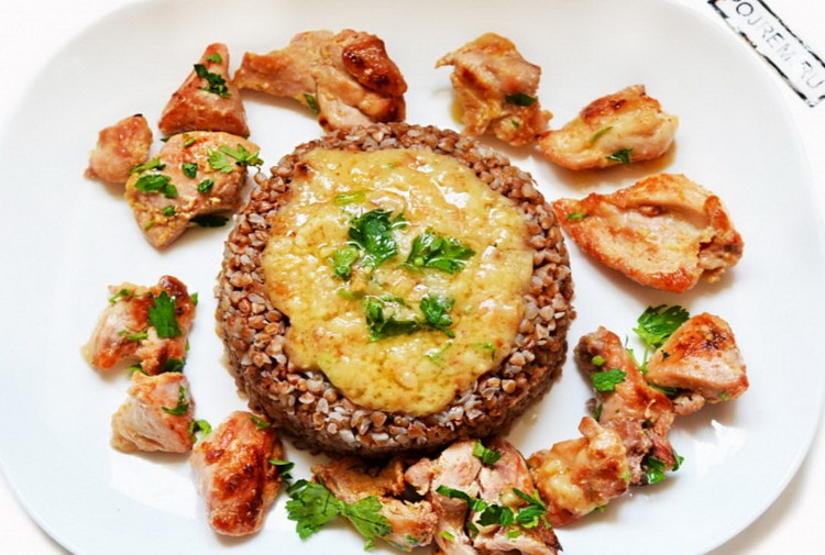 Гречка с курицей