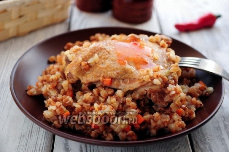 Гречка с курицей